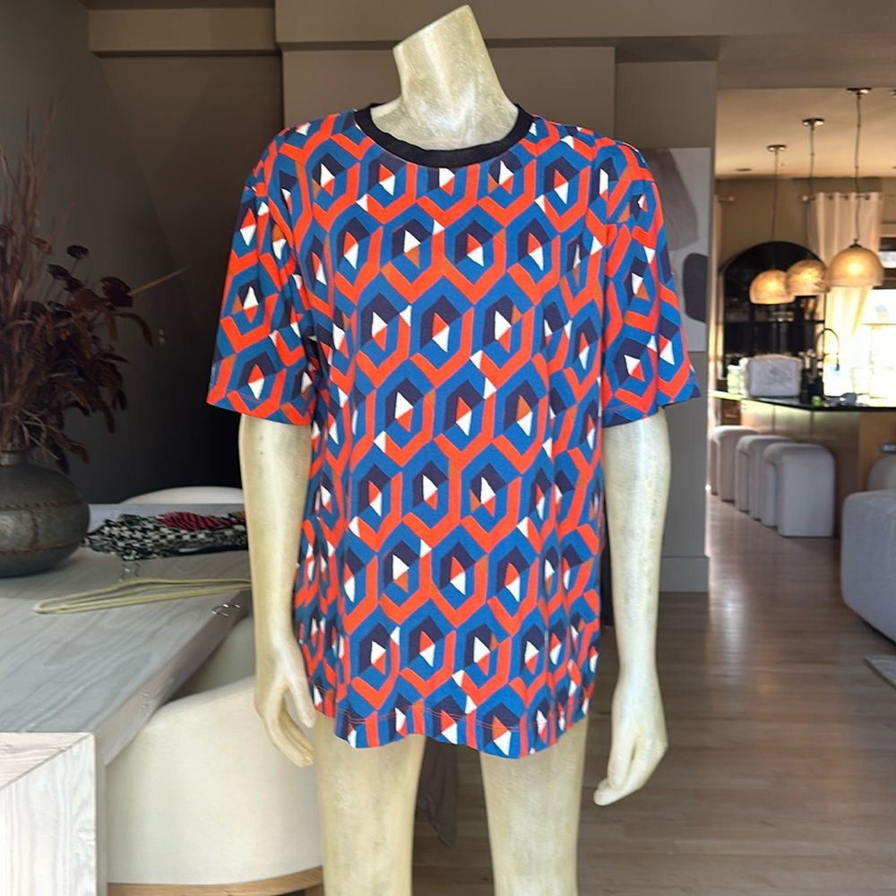 Dries van Noten geometric tshirt. Medium.